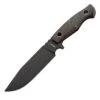 Boker Plus 02BO293 Rold Fixed Blade Black Sk5 Knife With Green Canvas Micarta Handle -Knives Shop 220934 220938