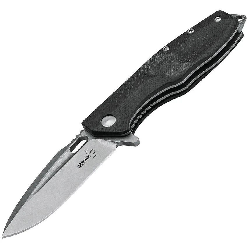 Boker 01BO756 Mini caracal Linerlock Knife with Black G10 Handle Boker 01BO756 Mini Caracal Linerlock Knife With Black G10 Handle -Knives Shop 227312 227316