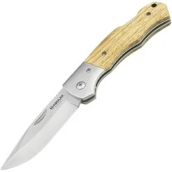 Boker Magnum 01SC075 Rustic Lockback Knife Zebra