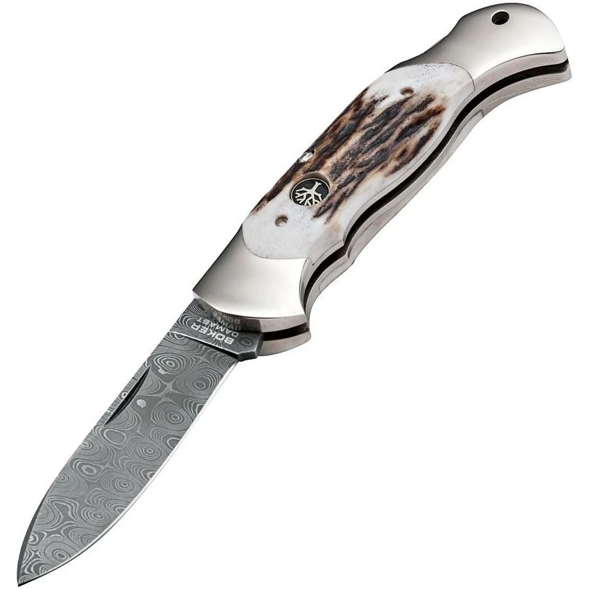 Boker 112201DAM Scout Lockback Knife Stag Boker 112201DAM Scout Lockback Knife Stag -Knives Shop 310724 310729