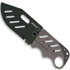 Boker Plus 01BO011 Credit Card Folder Knife, Black Blade