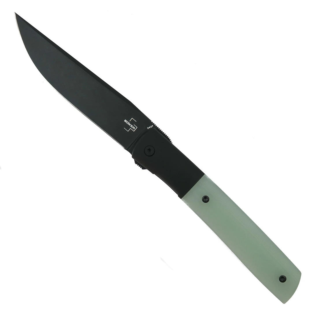 Boker Plus Exclusive Premium Urban Trapper Jade Flipper Knife, Black M390 Blade Boker Plus Exclusive Premium Urban Trapper Jade Flipper Knife, Black M390 Blade -Knives Shop BO01BO614SOI 2 35656.1668536893