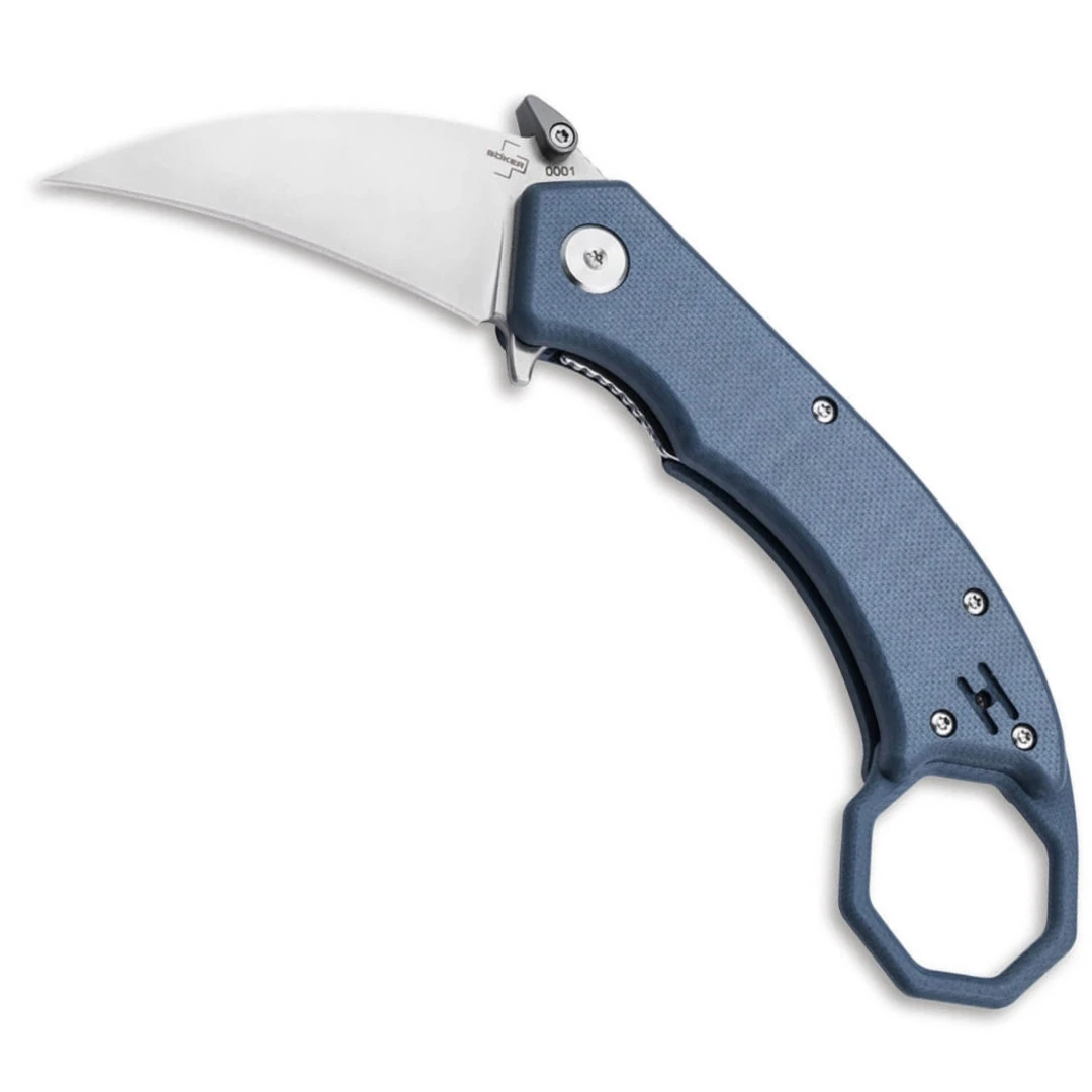 Boker Plus Grey HEL Karambit Flipper Knife, Satin Blade Boker Plus Grey HEL Karambit Flipper Knife, Satin Blade -Knives Shop BO01bo516 00791.1677077414