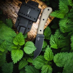 Boker Plus Little Rok Fixed Blade Knife, Black Blade -Knives Shop BO02bo026 7 00094.1640626499