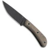 Boker Plus Little Rok Fixed Blade Knife, Black Blade