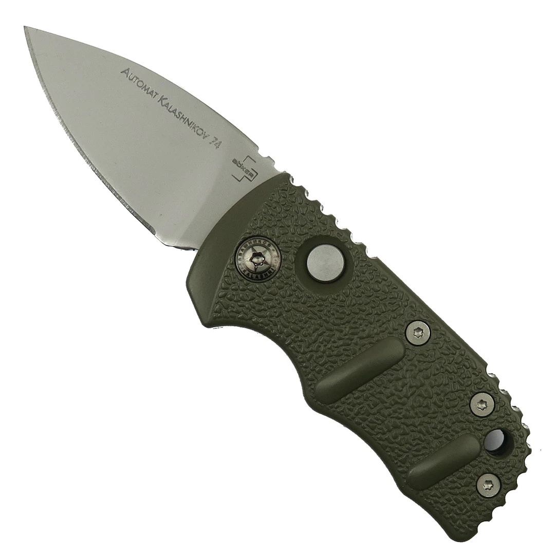 Boker OD Green Sub Kalashnikov Auto Knife, 1.95" Bead Blast Blade Boker OD Green Sub Kalashnikov Auto Knife, 1.95" Bead Blast Blade -Knives Shop BOKKALS403GREEN 2 89404.1645725395