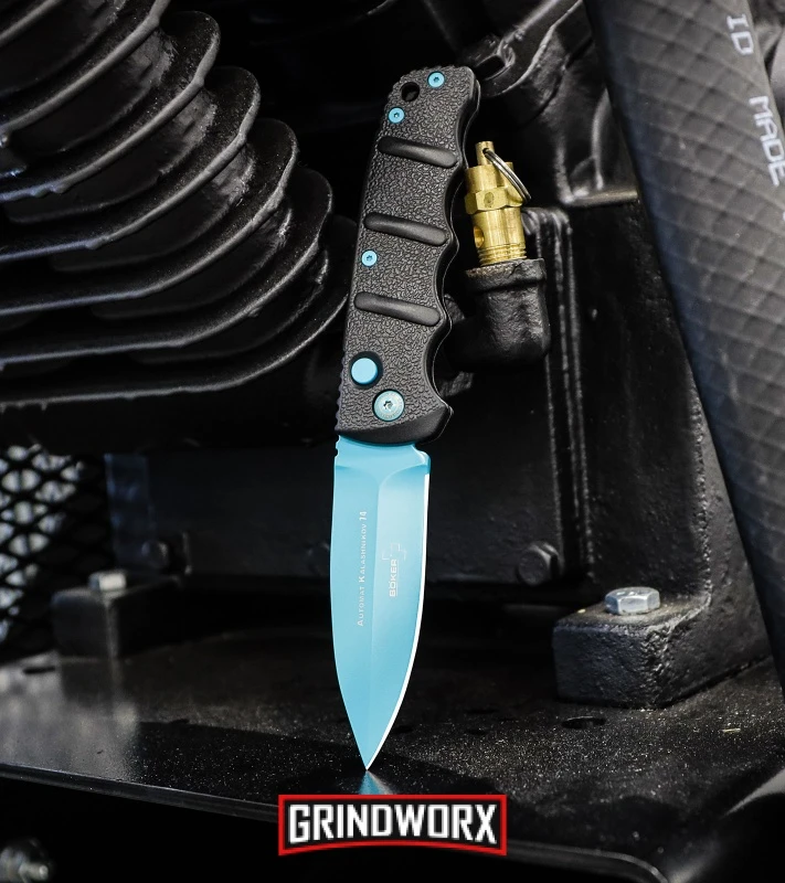 Boker Kalashnikov Automatic Knife - D2 Dagger Electric Blue Plain Boker Kalashnikov Automatic Knife - D2 Dagger Electric Blue Plain -Knives Shop Boker Blue Scorpion Kalashnikov Dagger Automatic Knife Electric Blue BHQ 95400 kp motor web large