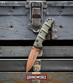 Boker Kalashnikov Desert Warrior Dagger Automatic Knife - Copper Plain 8 Boker Kalashnikov Desert Warrior Dagger Automatic Knife - Copper Plain -Knives Shop Boker Desert Warrior Kalashnikov Dagger Automatic Knife OD Green Copper BHQ30436 kp tool box 3 web large