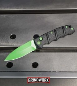 Boker Kalashnikov Automatic Knife - D2 Dagger Electric Green Plain 6 Boker Kalashnikov Automatic Knife - D2 Dagger Electric Green Plain -Knives Shop Boker Green Mamba Kalashnikov Dagger Automatic Knife Electric Green BHQ 95401 kp metal web large