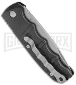Boker Kalashnikov Black Automatic Knife - Drop Point Bead Blast Plain -Knives Shop Boker Kalashnikov Auto Black D2 SW BHQ 144760 jr side large
