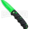 Boker Kalashnikov Automatic Knife - D2 Dagger Electric Green Plain 2 Boker Kalashnikov Automatic Knife - D2 Dagger Electric Green Plain -Knives Shop Boker Kalashnikov Black Widow Green jr large