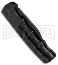 Boker Kalashnikov Black Bowie Automatic Knife - D2 Black Plain -Knives Shop Boker Kalashnikov Bowie Auto Black Black 01KALS76BN BHQ 17111 jr side large