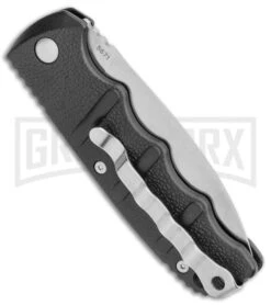 Boker Kalashnikov Black Automatic Knife - D2 Satin Plain -Knives Shop Boker Kalashnikov Dagger Black Satin BHQ 9485 or BHQ 110509 jr side large