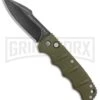 Boker Kalashnikov OD Green Automatic Knife - D2 Harpoon Smokewash Plain -Knives Shop Boker Kalashnikov Harpoon Auto OD Green Smokewash 01KALS123NSOI BHQ 132735 jr large