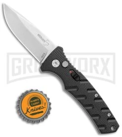 Boker Mini Strike Automatic Knife Black - Drop Point Stonewash Plain 5 Boker Mini Strike Automatic Knife Black - Drop Point Stonewash Plain -Knives Shop Boker Mini Strike Auto Black SW 01BO435NSOI BHQ 99628 jr bottlecap large