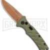 Boker Mini Strike Automatic Knife Black - Drop Point Copper Plain -Knives Shop Boker Mini Strike Auto OD Green Copper 01BO438NSOI BHQ 99631 jr large
