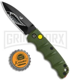 Boker Mini Kalashnikov Warhawk Automatic Knife Green - D2 Black Plain 5 Boker Mini Kalashnikov Warhawk Automatic Knife Green - D2 Black Plain -Knives Shop Boker Mini Warhawk Kalashnikov Auto Dagger Green Black BHQ 113923 jr bottlecap large