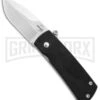 Boker Plus Shamsher Black Automatic Liner Lock Knife - Satin Plain -Knives Shop Boker Plus Shamsher Auto LL Black G 10 Satin BHQ 139170 jr 2 large