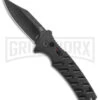 Boker Plus Strike Black Automatic Knife - Black Plain 1 Boker Plus Strike Black Automatic Knife - Black Plain -Knives Shop Boker Plus Strike Bowie Auto Black Black BHQ 125300 jr large