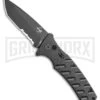 Boker Plus Strike Automatic Knife - Tanto Black Serrated -Knives Shop Boker Plus Strike Tanto Automatic Knife 3.25 Black Serr 01BO401N LS large