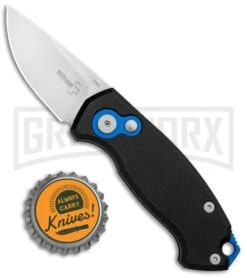 Boker Vox Kompakt CA Legal Automatic Knife - Drop Point Stonewash Plain -Knives Shop Boker Vox Kompakt CA Legal Auto Knife SW 01BO625NSOI BHQ 95713 jr bottlecap 1 large