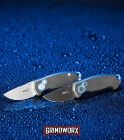 Boker Vox Kompakt CA Legal Automatic Knife - Drop Point Stonewash Plain -Knives Shop Boker Vox Kompakt CA Legal Automatic Knife Black BHQ 95711 kp blue web large