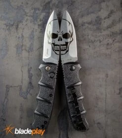 Boker Kalashnikov Skull Black Automatic Knife - D2 Dagger Stonewash Plain -Knives Shop Untitled 1Boker Skull Kalashnikov Dagger Automatic Knife BHQ75532 kp steel web large