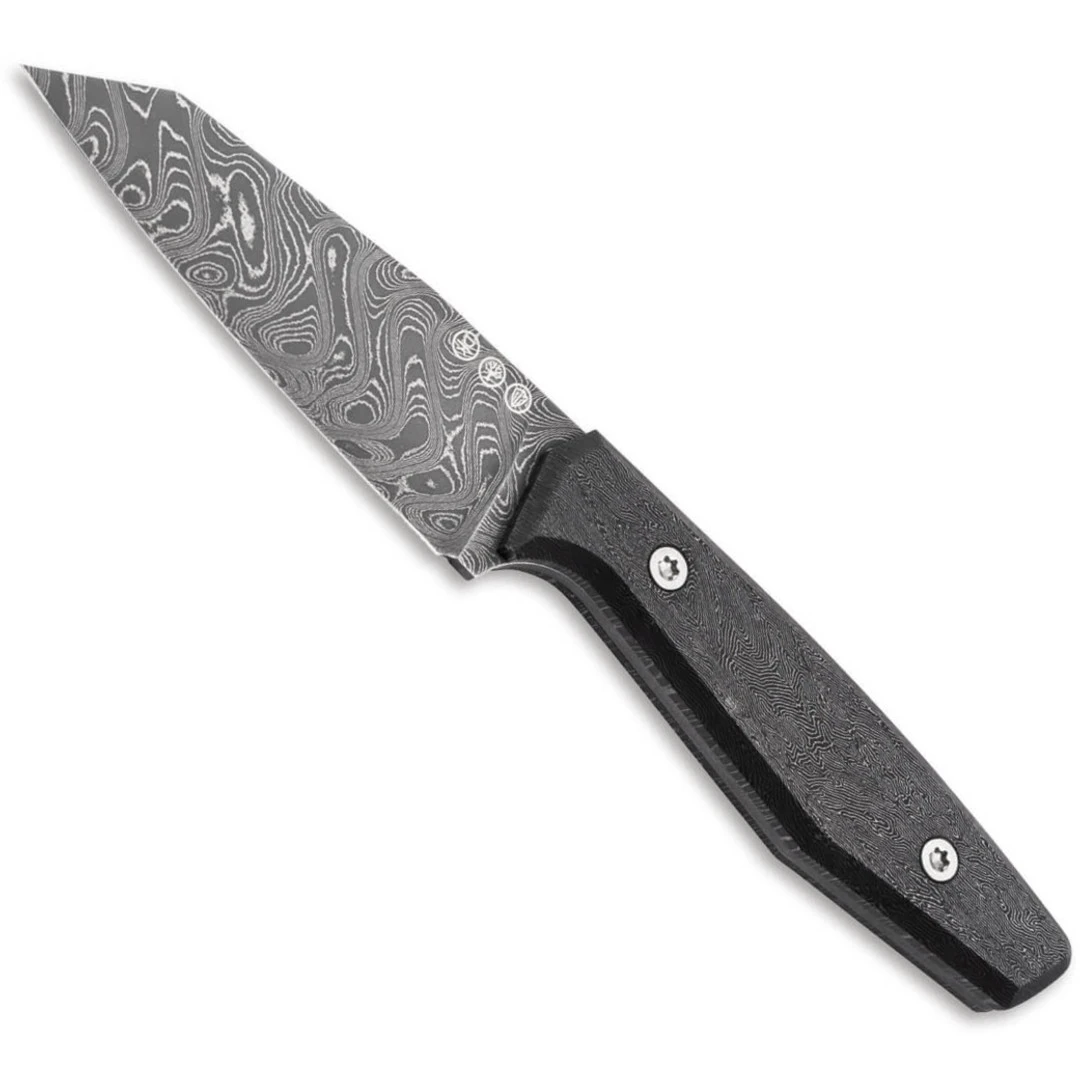 Boker Daily Knives AK1 Fixed Blade Knife, Nichols Boomerang Damascus Boker Daily Knives AK1 Fixed Blade Knife, Nichols Boomerang Damascus -Knives Shop bo122509dam 23800.1675963731