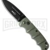 Boker Kalashnikov Dagger OD Green Automatic Knife - Black Plain 1 Boker Kalashnikov Dagger OD Green Automatic Knife - Black Plain -Knives Shop boker kalashnikov 01kals bhq1 cm large