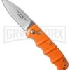Boker Kalashnikov Orange Automatic Knife - Satin Plain -Knives Shop boker kalashnikov 01kals11n cm large
