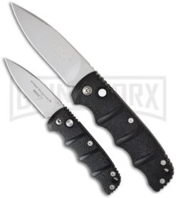 Boker Mini Kalashnikov Black Automatic Knife - Bead Blast Plain 4 Boker Mini Kalashnikov Black Automatic Knife - Bead Blast Plain -Knives Shop boker kalashnikov mini 01kals73 size comparison large